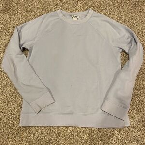 Duluth Trading Co Blue Sweatshirt with Crewneck Long Sleeves